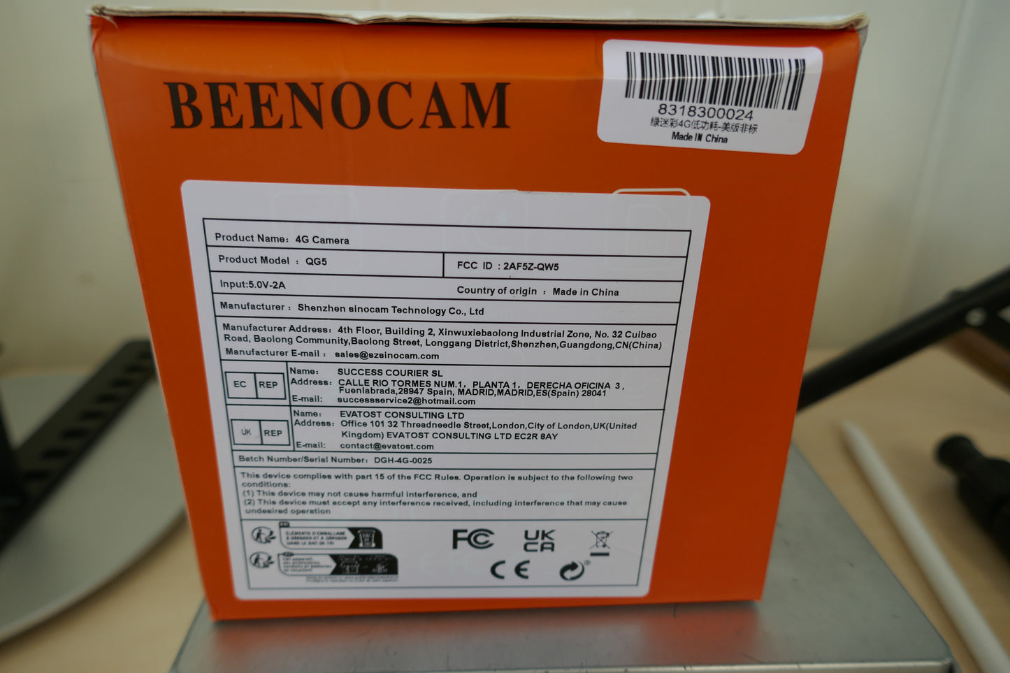 Beenocam QG5 4K Dual-Lens Solar Security Camera – 360° PTZ, 4G Wireless, Night Vision, AI Motion Tracking