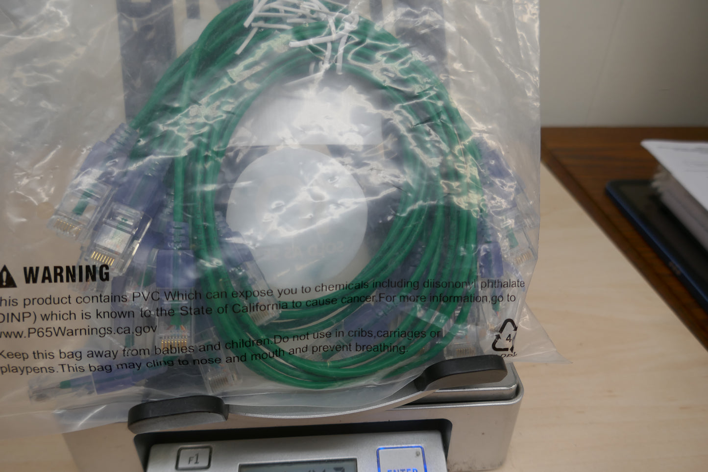 Monoprice Cat6A SlimRun 2ft Ethernet Cables (10-Pack, Green) – 10Gbps, UTP, 30AWG Bare Copper