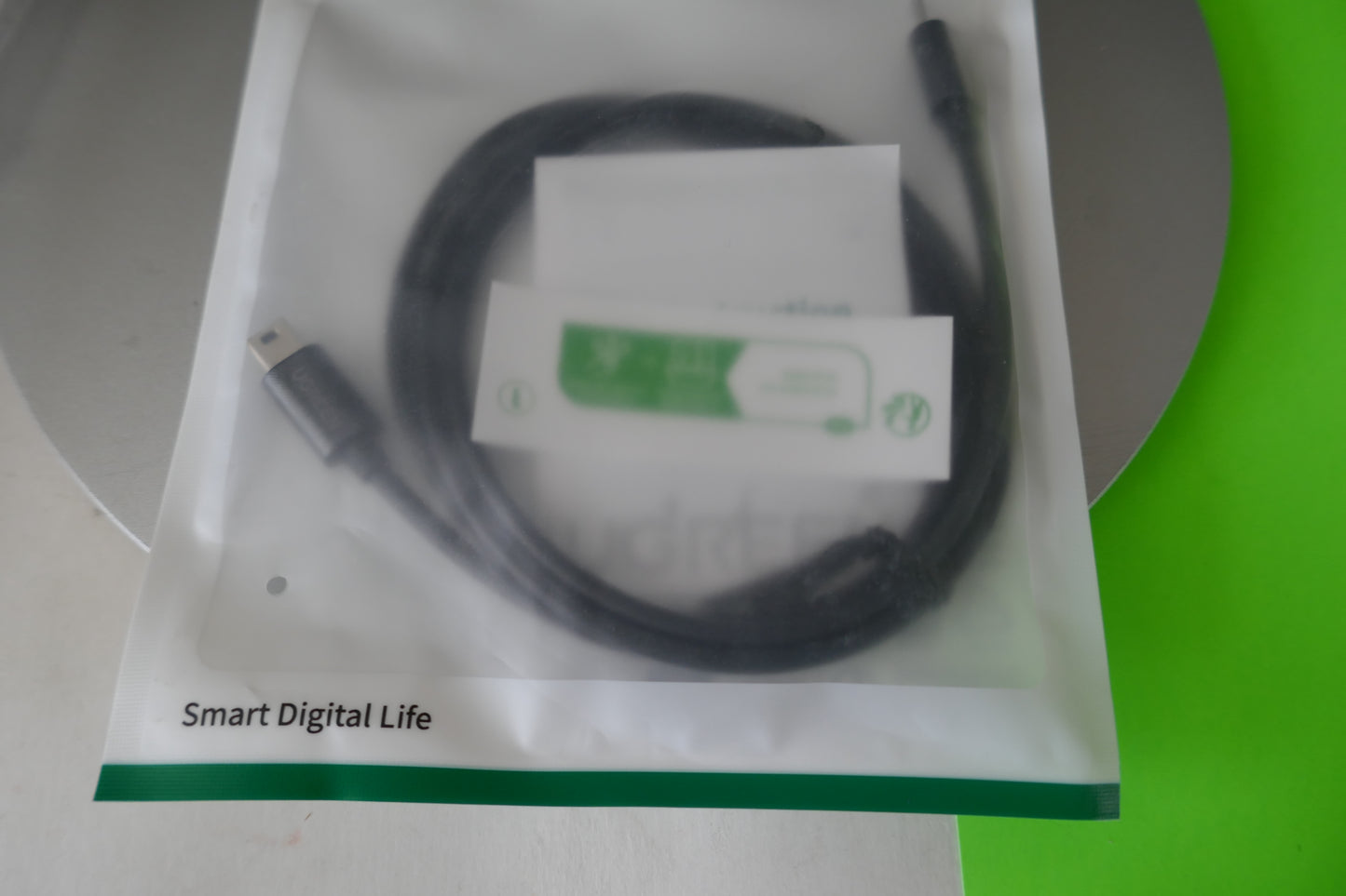 USB-C to Mini USB Cable – Fast Charging & Data Sync for Cameras, GPS, Hard Drives