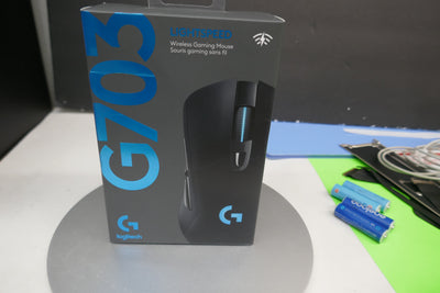 Logitech G703 (910-005638) Lightspeed Wireless Gaming Mouse – HERO Sensor, RGB, Rechargeable