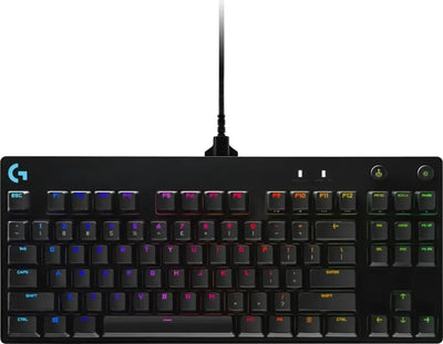 Logitech G PRO TKL Wired Mechanical Gaming Keyboard – GX Blue Clicky Switches, RGB Backlit – Black - WeBuyElectronic