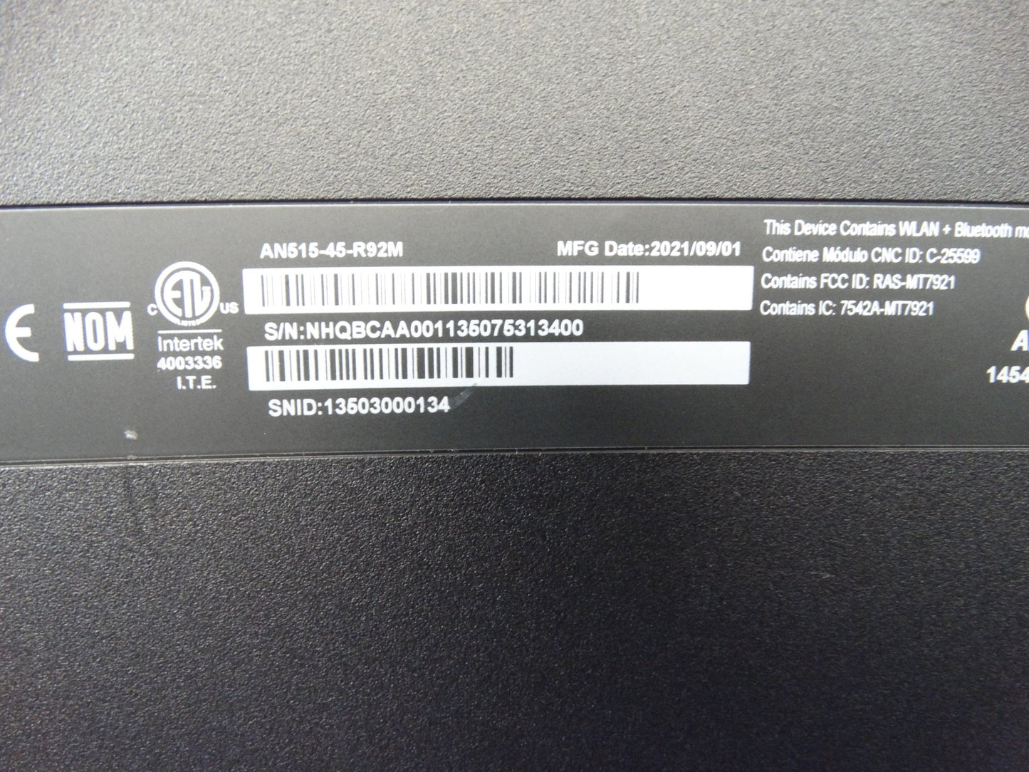 Acer W20C1 ANSIS-45-R92M – Ryzen 7 5800H, 16GB RAM, 512GB SSD, RTX 3060, Win 11 - WeBuyElectronic