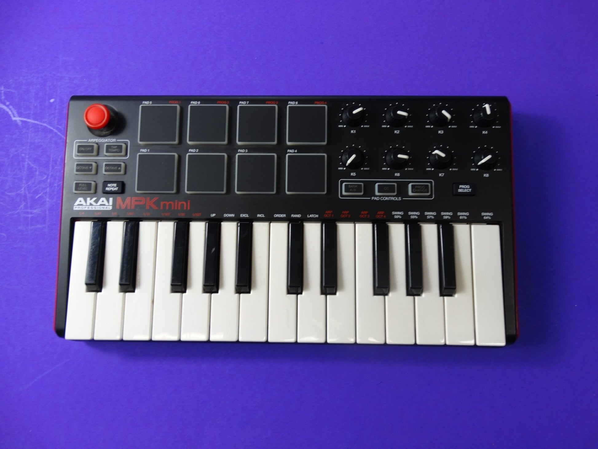 Akai Professional MPK Mini MK2 – 25-Key MIDI Keyboard & Beat Pad Controller - WeBuyElectronic