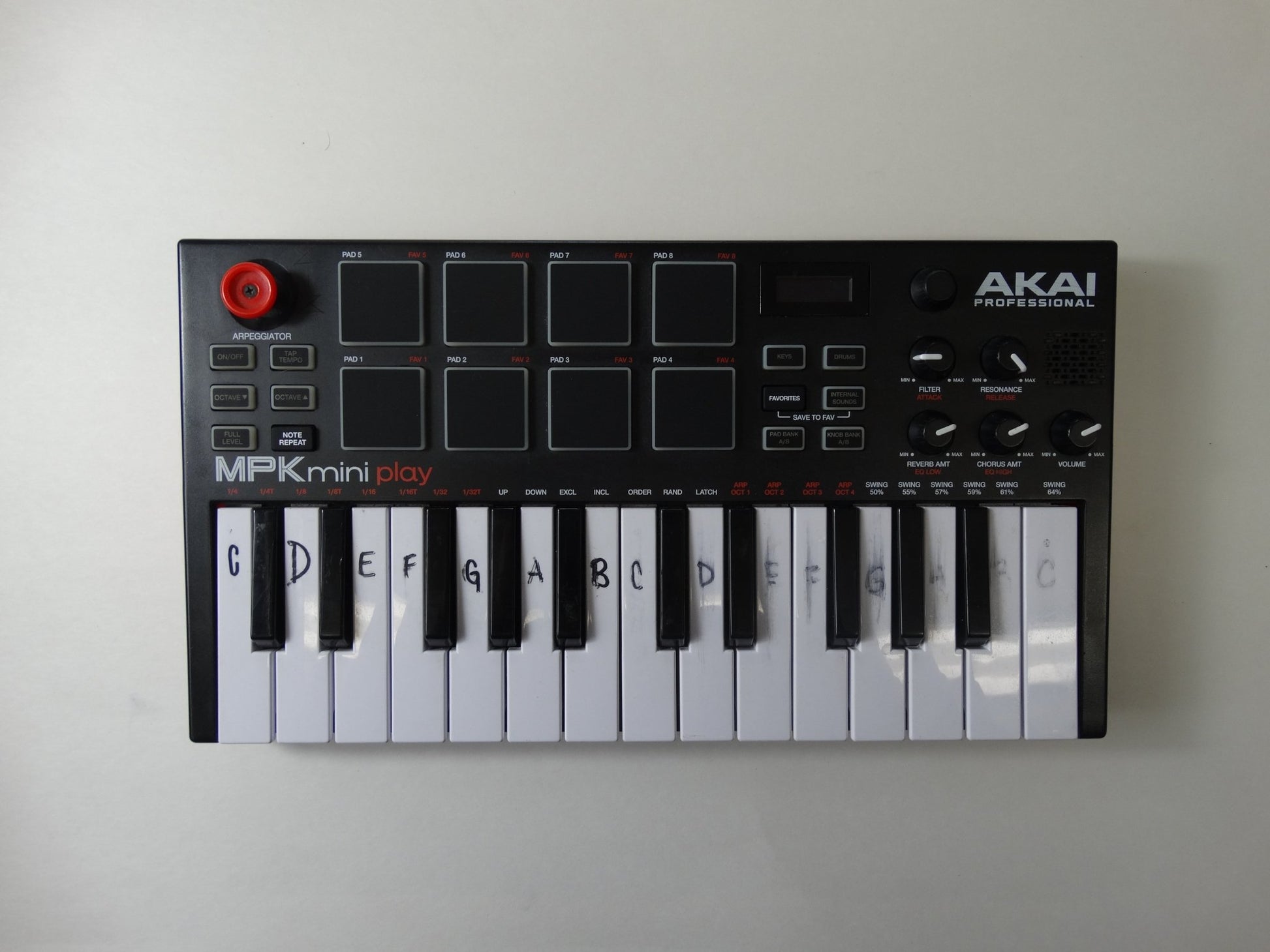 Akai Professional MPK Mini Play – 25-Key Portable MIDI Controller with Built-in Sounds & Speaker - WeBuyElectronic