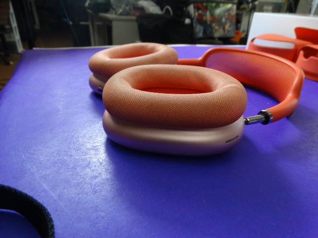 Apple AirPods Max – Pink Aluminum Ear Cups, Red Headband, A2096 – Premium Wireless Audio - WeBuyElectronic