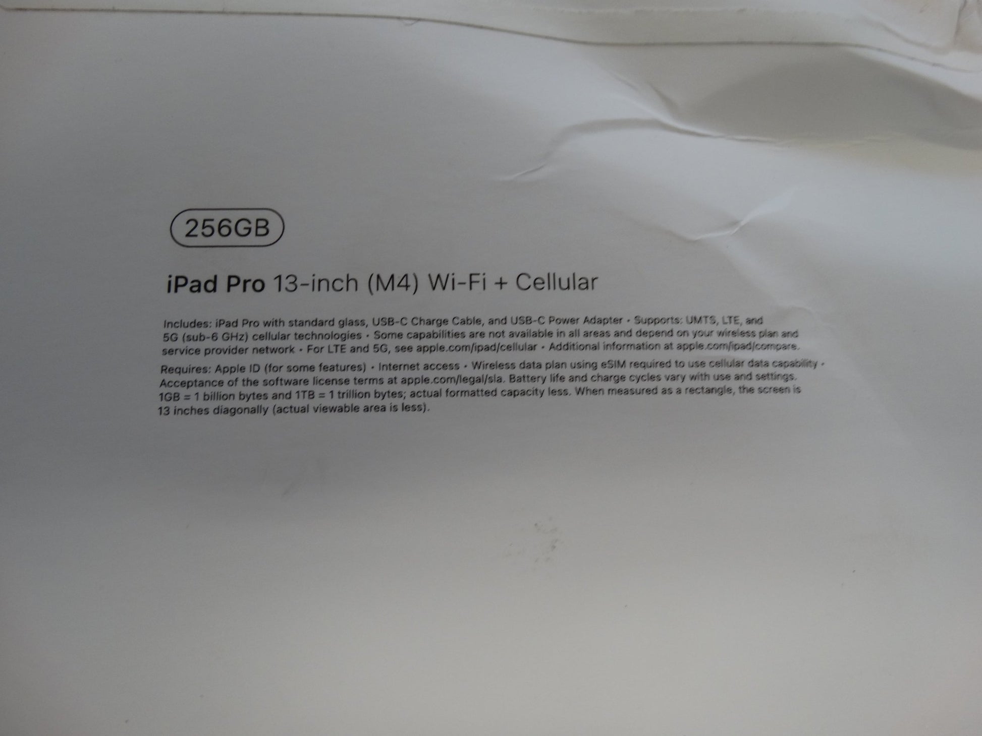 Apple iPad Pro 13” 256GB M4 Wi-Fi + Cellular Tablet – Brand New, A2926 - WeBuyElectronic
