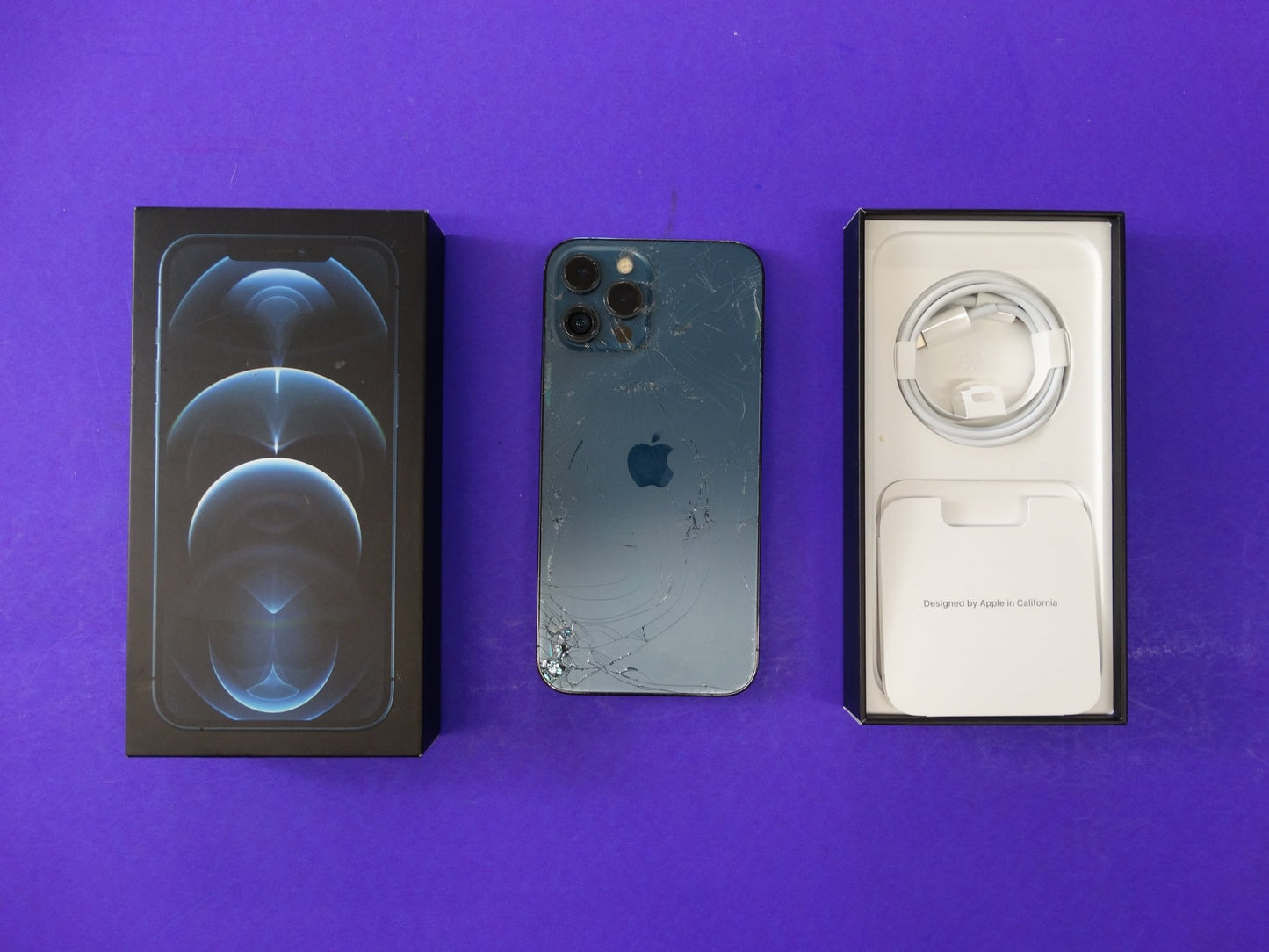 Apple iPhone 12 Pro Max – 256GB, AT&T, iOS 18.7.1, Battery 78% (NG9J3L4A) - WeBuyElectronic