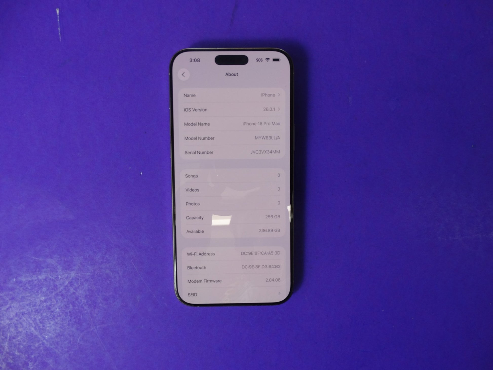 Apple iPhone 16 Pro Max Titanium (256GB, iOS 26.0.1, Unlocked) – Excellent Condition - WeBuyElectronic