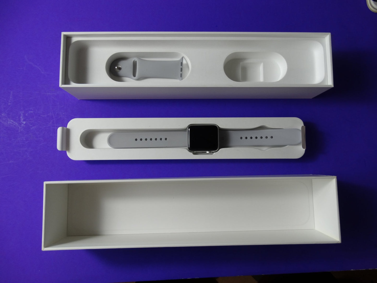 Apple Watch Series 3 (42mm, GPS + Cellular) – Silver Aluminum with Fog Sport Band - WeBuyElectronic
