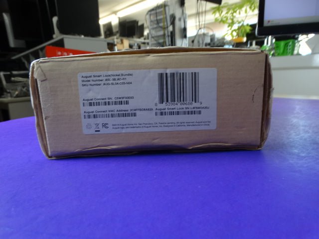 August Smart Lock (Nickel) + Connect Wi - Fi Bridge – Remote Access Bundle - WeBuyElectronic