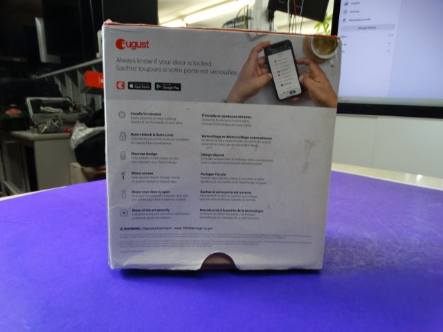 August Smart Lock (Nickel) + Connect Wi - Fi Bridge – Remote Access Bundle - WeBuyElectronic