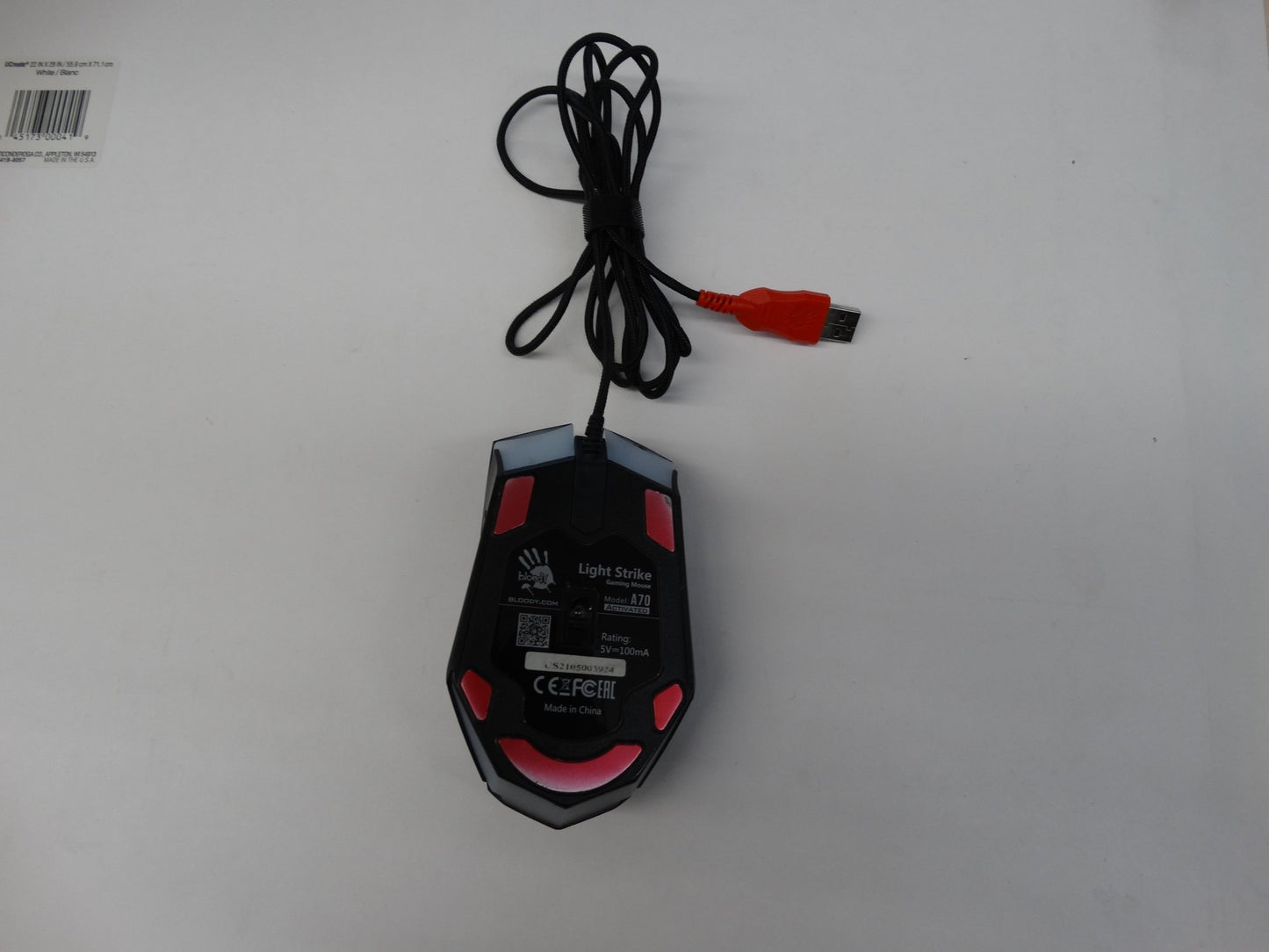 Bloody A70 Light Strike Gaming Mouse – RGB, Wired Optical Esports Mouse - WeBuyElectronic