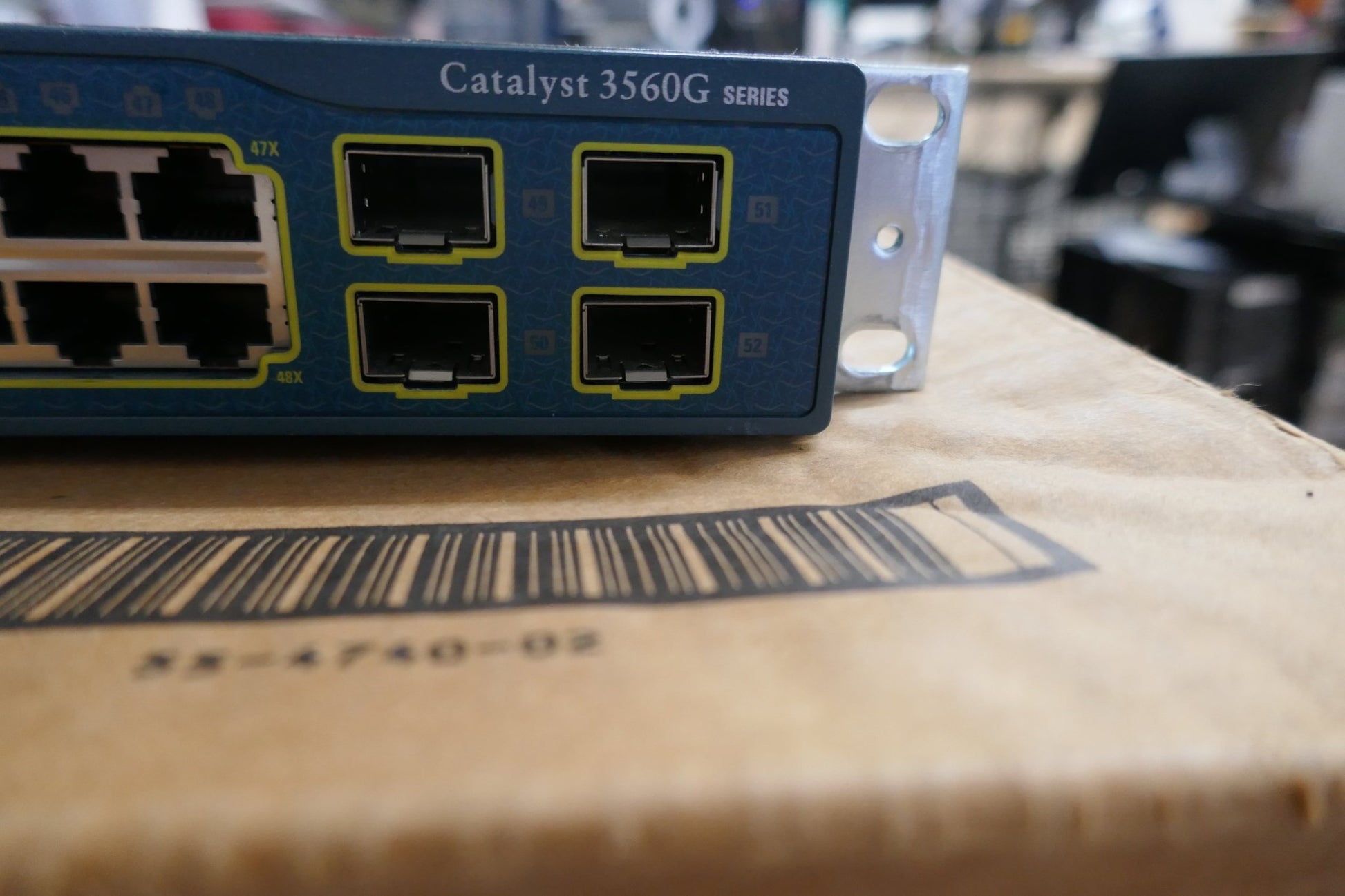 Cisco Catalyst 3560G WS - C3560G - 48TS - S 48 - Port Gigabit Ethernet Switch | Managed Rackmount - WeBuyElectronic