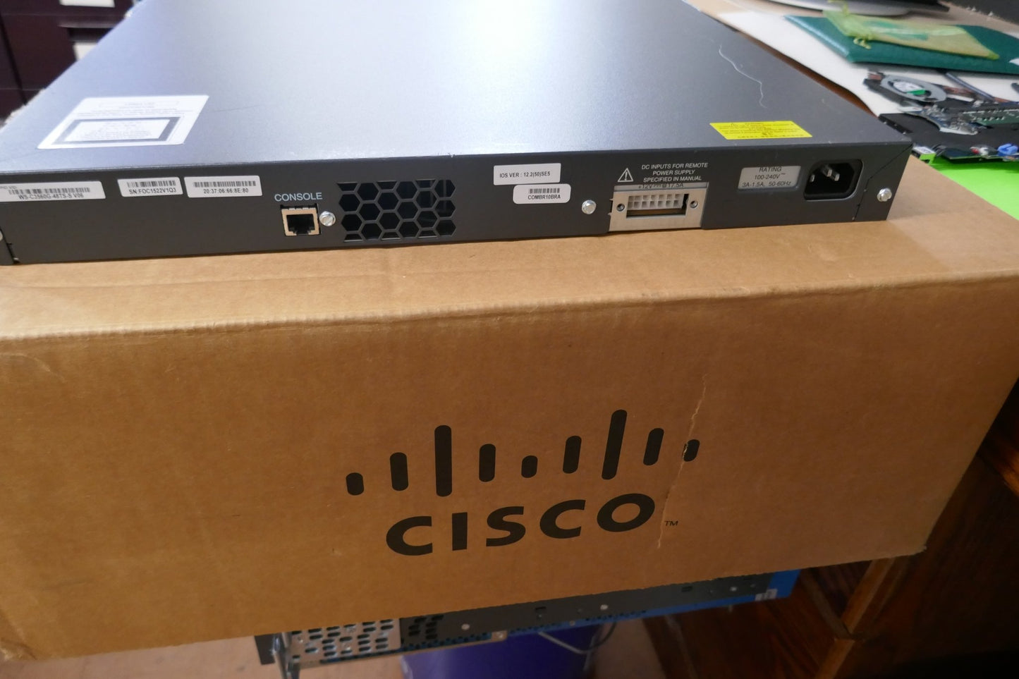 Cisco Catalyst 3560G WS - C3560G - 48TS - S 48 - Port Gigabit Ethernet Switch | Managed Rackmount - WeBuyElectronic