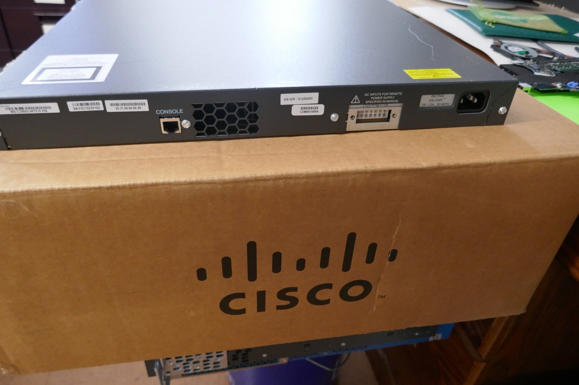 Cisco Catalyst 3560G WS - C3560G - 48TS - S 48 - Port Gigabit Ethernet Switch | Managed Rackmount - WeBuyElectronic