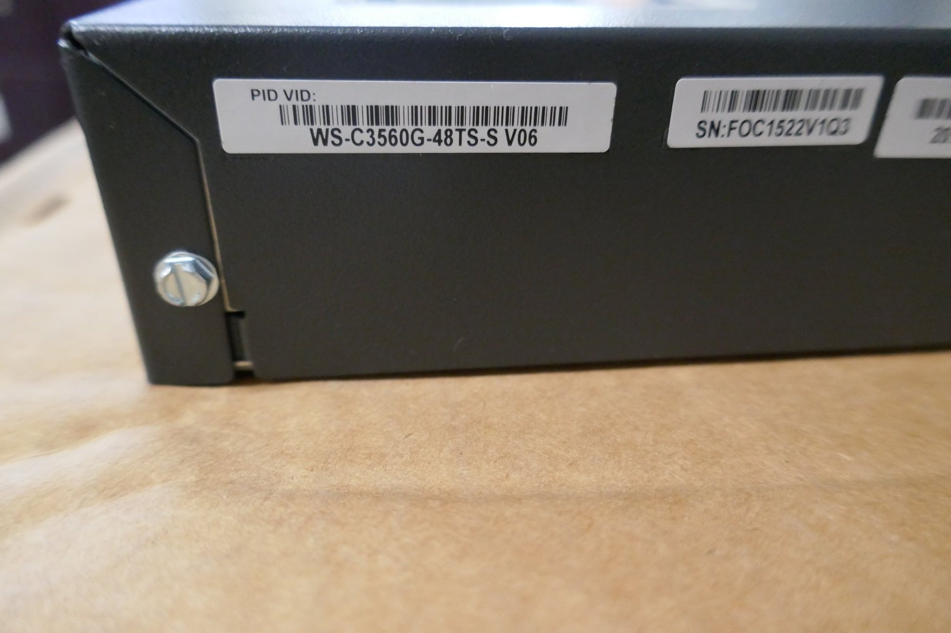 Cisco Catalyst 3560G WS - C3560G - 48TS - S 48 - Port Gigabit Ethernet Switch | Managed Rackmount - WeBuyElectronic