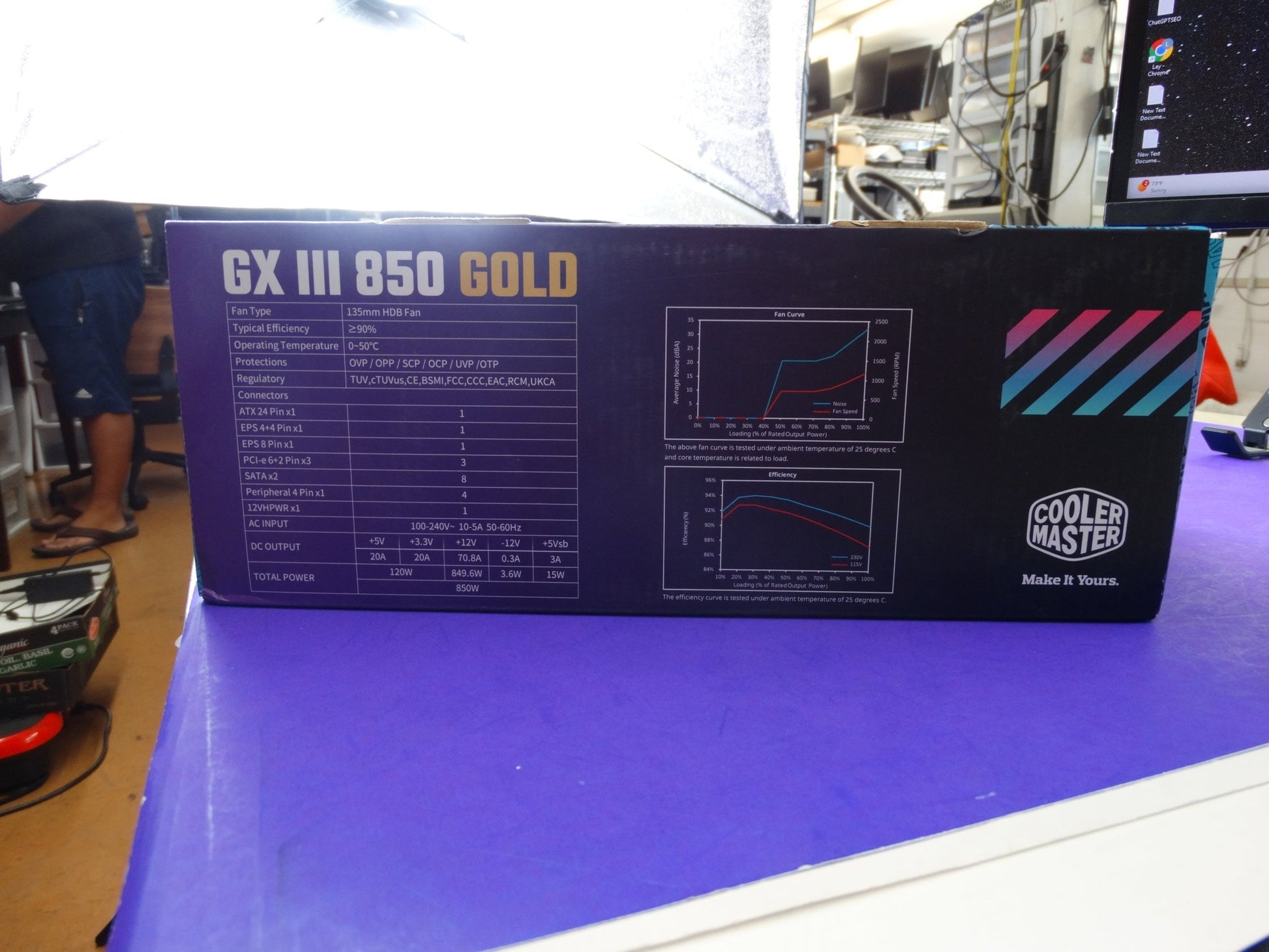 Cooler Master GX III 850 Gold – Fully Modular ATX 3.0 Power Supply (PCIe 5.0 Ready) - WeBuyElectronic