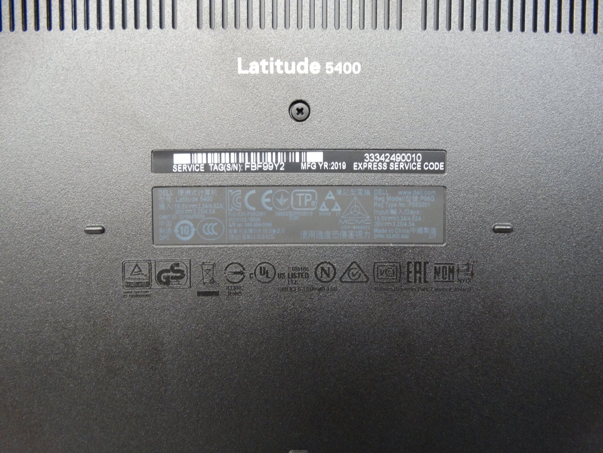 Dell Latitude 5400 14" Laptop – Intel i5-8365U, 8GB RAM, 250GB SSD, Windows 10 Pro, FHD 1080p, 95% Battery - WeBuyElectronic