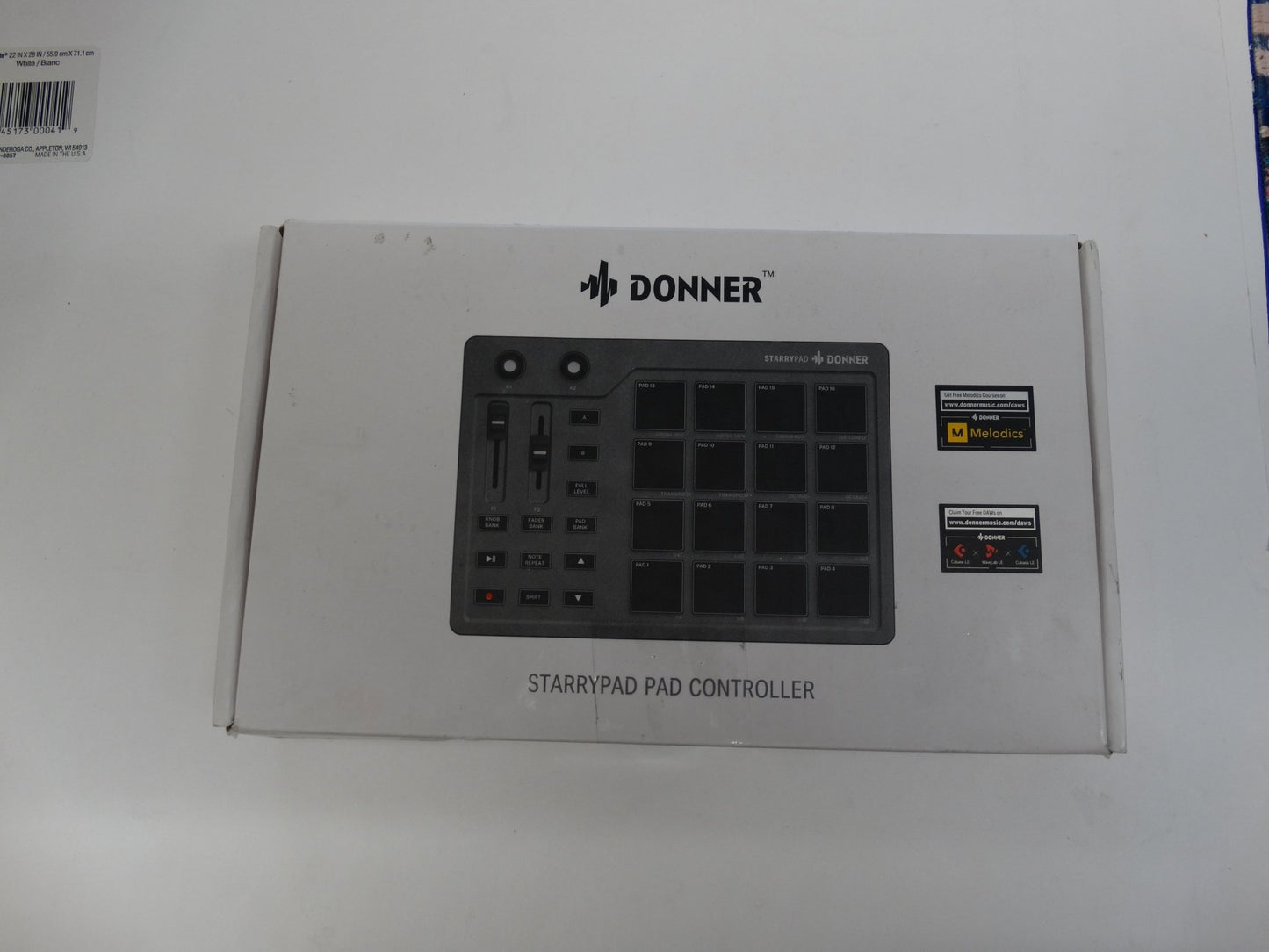 Donner StarryPad USB MIDI Pad Controller – 16 RGB Pads for Music Production - WeBuyElectronic