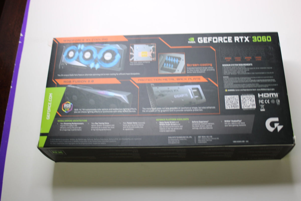 GIGABYTE GeForce RTX 3060 GAMING OC 12G (Rev 2.0) – 12GB GDDR6, 192-Bit, PCIe 4.0, HDMI & DisplayPort - WeBuyElectronic