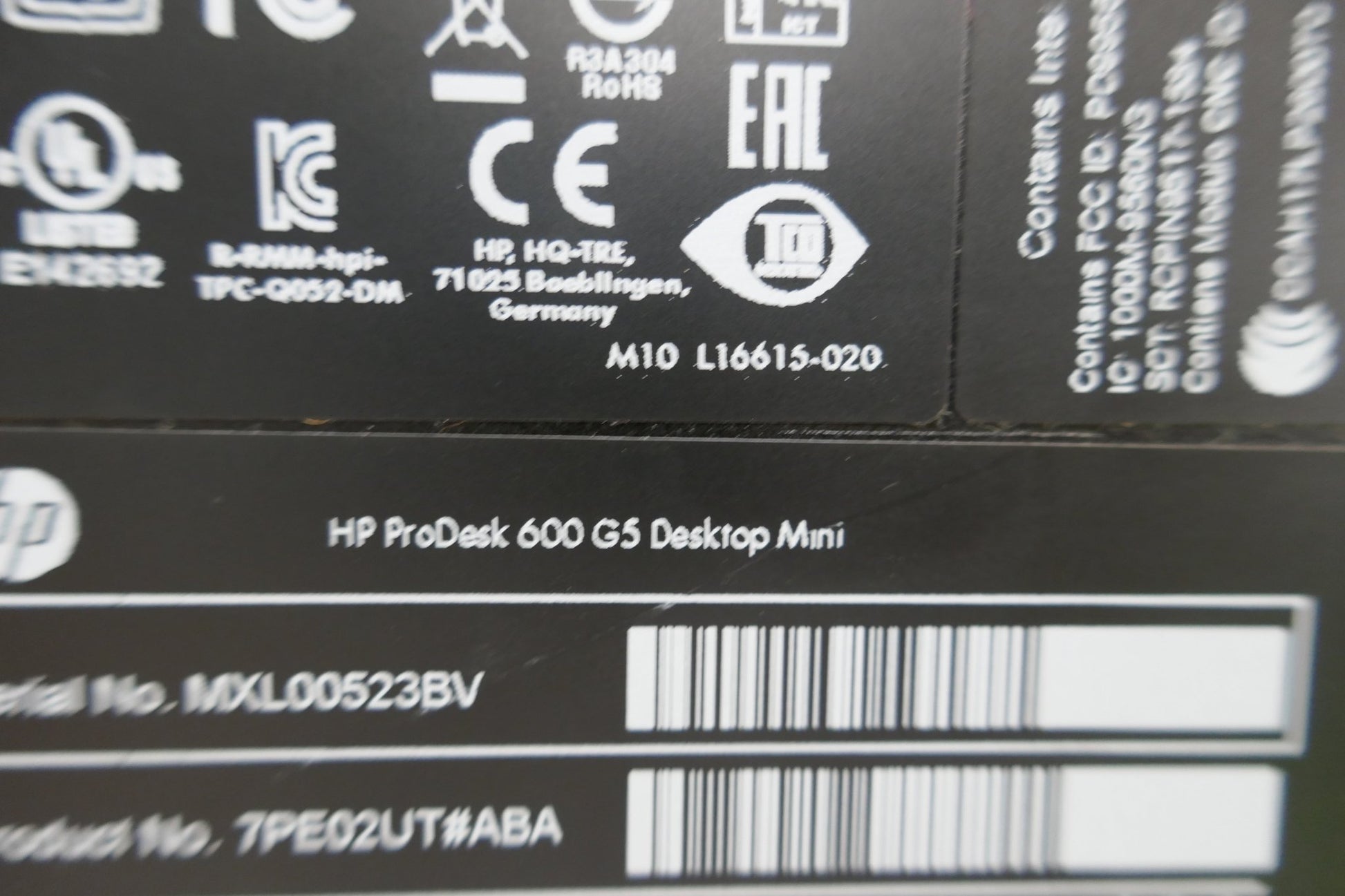 HP ProDesk 600 G5 Mini Desktop Computer | i5-9500T | 16GB | 256GB SSD | Windows 10 Pro/11 Ready - WeBuyElectronic