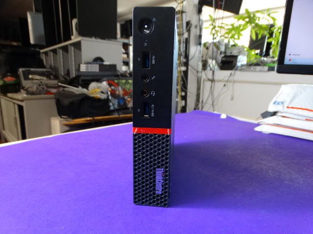 Lenovo ThinkCentre M910q Tiny Desktop – i3 - 6100T, 8GB, 128GB SSD, Win 10 Pro - WeBuyElectronic