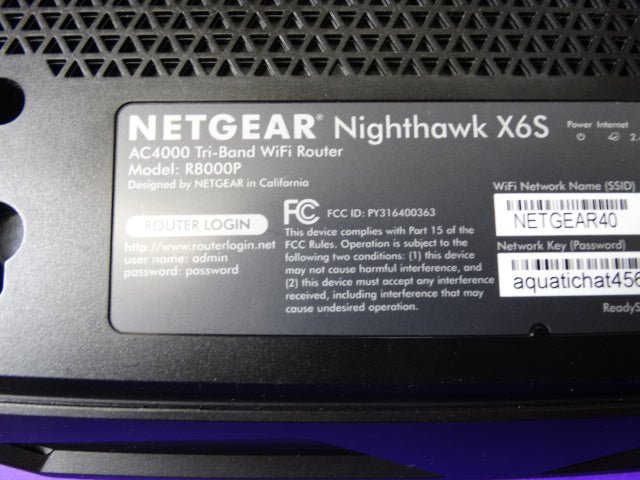 Netgear Nighthawk X6S AC4000 Tri - Band WiFi Router – Model R8000P. - WeBuyElectronic