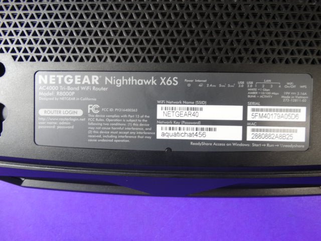 NETGEAR Nighthawk X6S AC4000 Tri - Band WiFi Router, model R8000P - WeBuyElectronic
