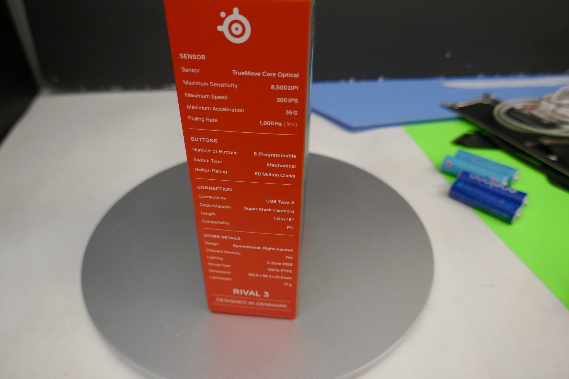 New SteelSeries Rival 3 Gen 2 RGB Wired Optical Gaming Mouse – Precision 8,500 CPI Sensor - WeBuyElectronic