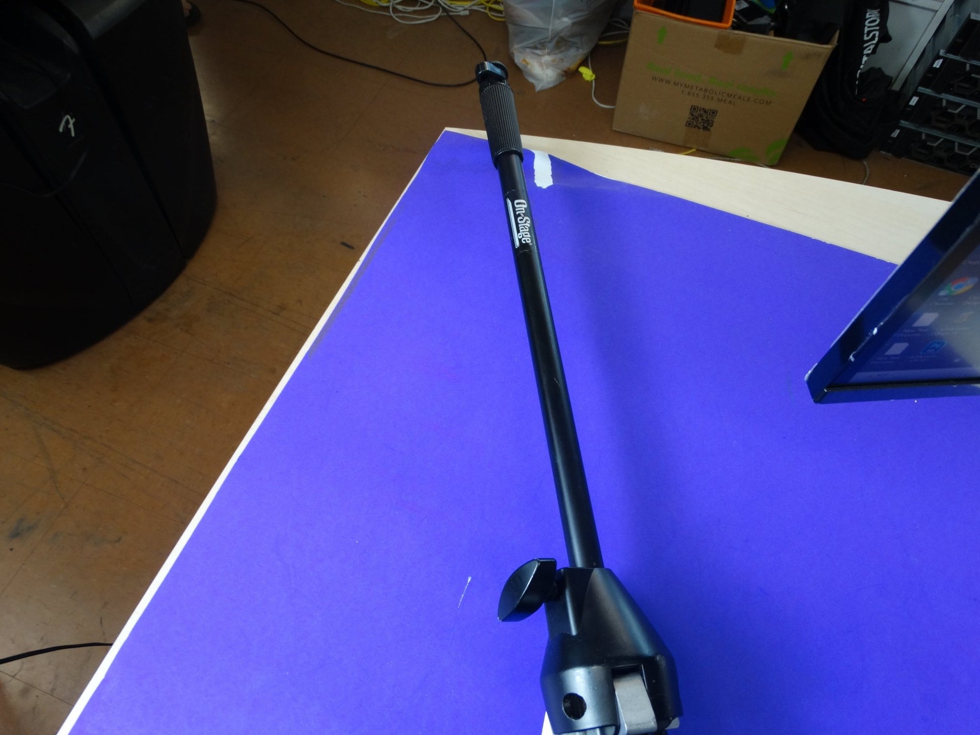 On-Stage Production-Grade Microphone Stand with Tripod Base | Adjustable & Heavy-Duty - WeBuyElectronic