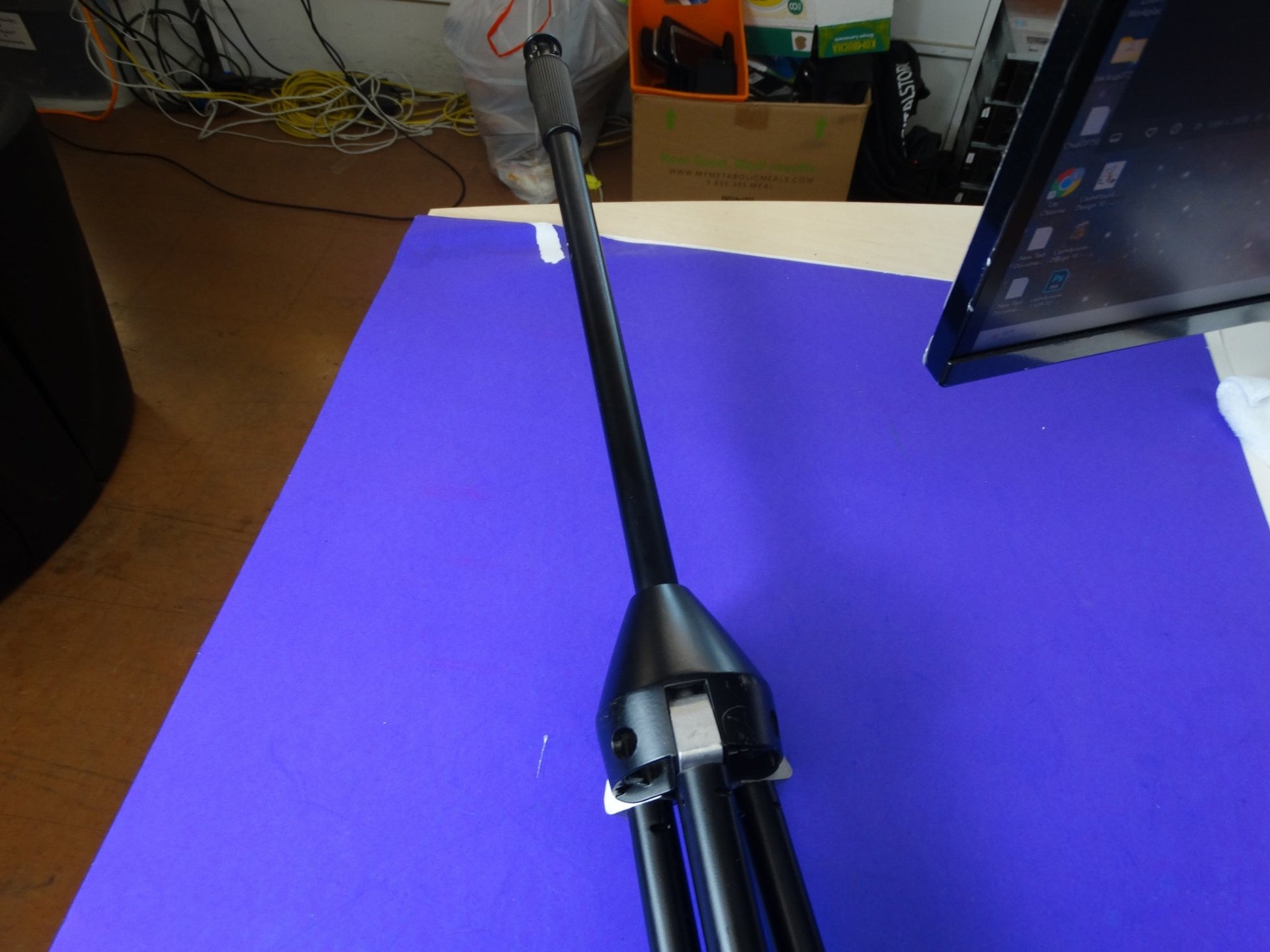 On-Stage Production-Grade Microphone Stand with Tripod Base | Adjustable & Heavy-Duty - WeBuyElectronic