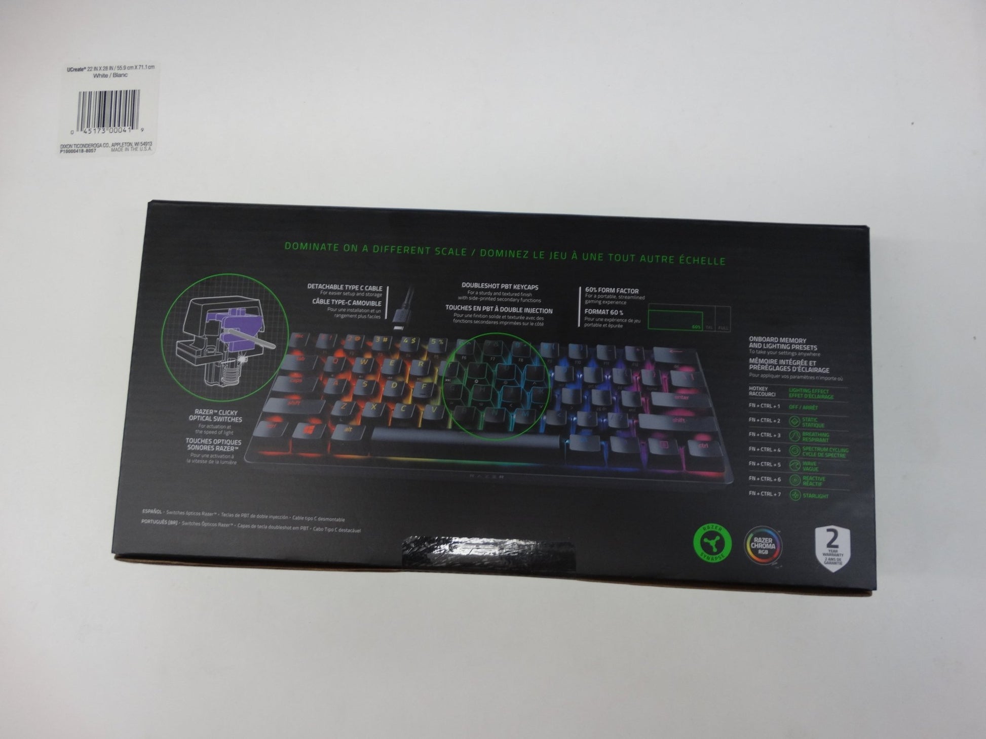 Razer Huntsman Mini 60% Optical Gaming Keyboard – Chroma RGB, Clicky Switches - WeBuyElectronic