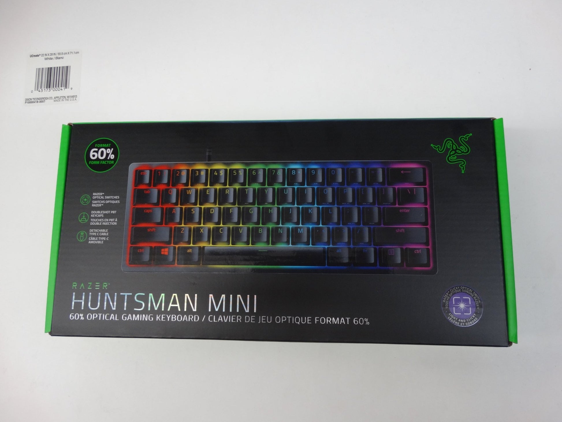 Razer Huntsman Mini 60% Optical Gaming Keyboard – Chroma RGB, Clicky Switches - WeBuyElectronic
