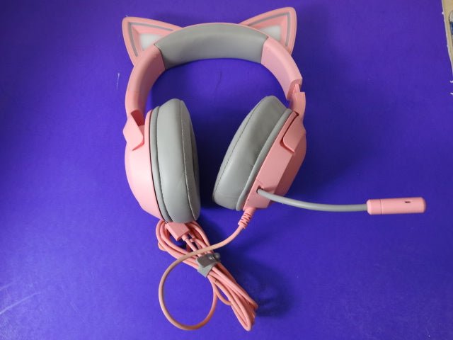 Razer Kraken Kitty - Style RGB Headset – Quartz Pink USB Gaming Headset - WeBuyElectronic