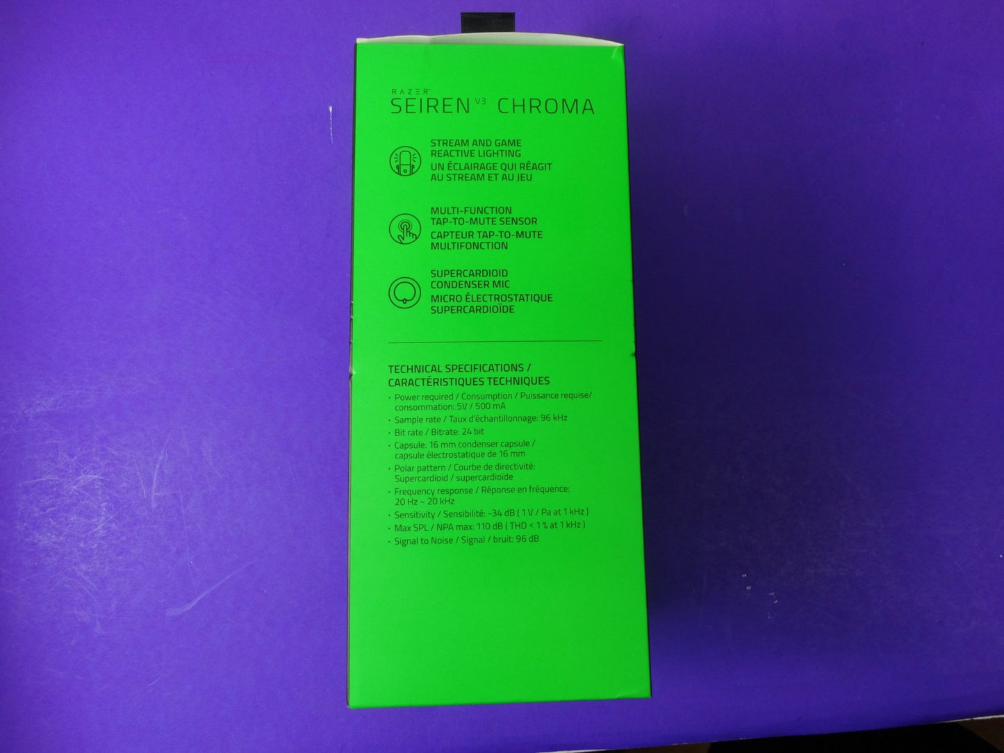 Razer Seiren V3 Chroma – RGB USB Condenser Microphone for Streaming & Recording - WeBuyElectronic