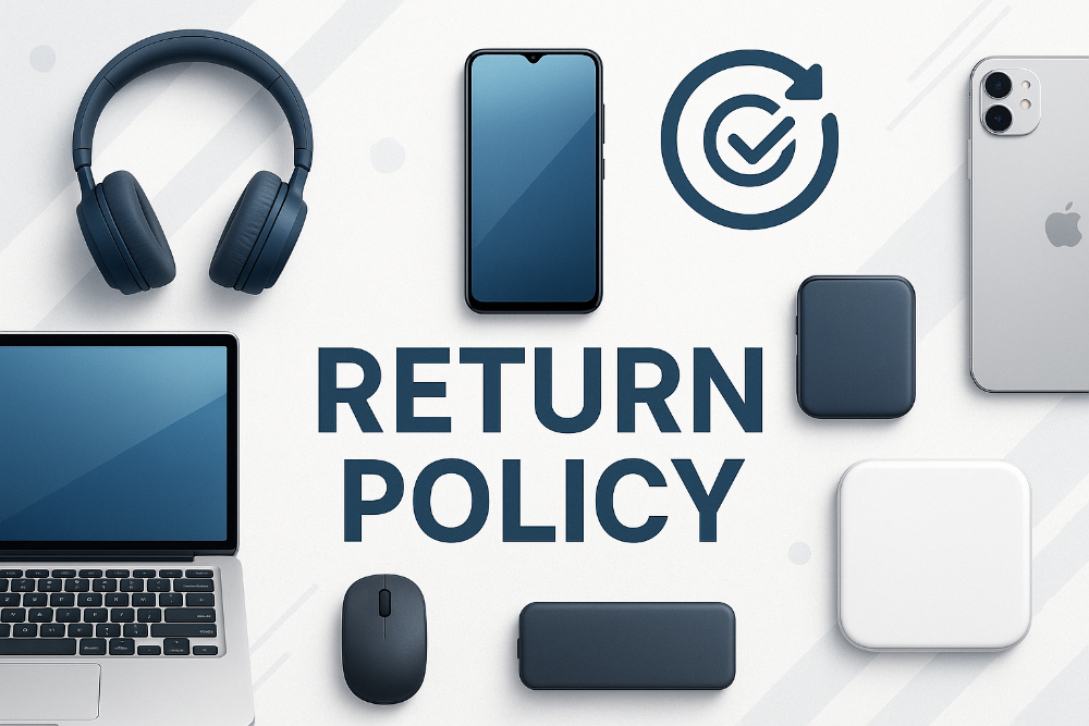 Return Policy

include electronics, laptops, headphones, phones, etc