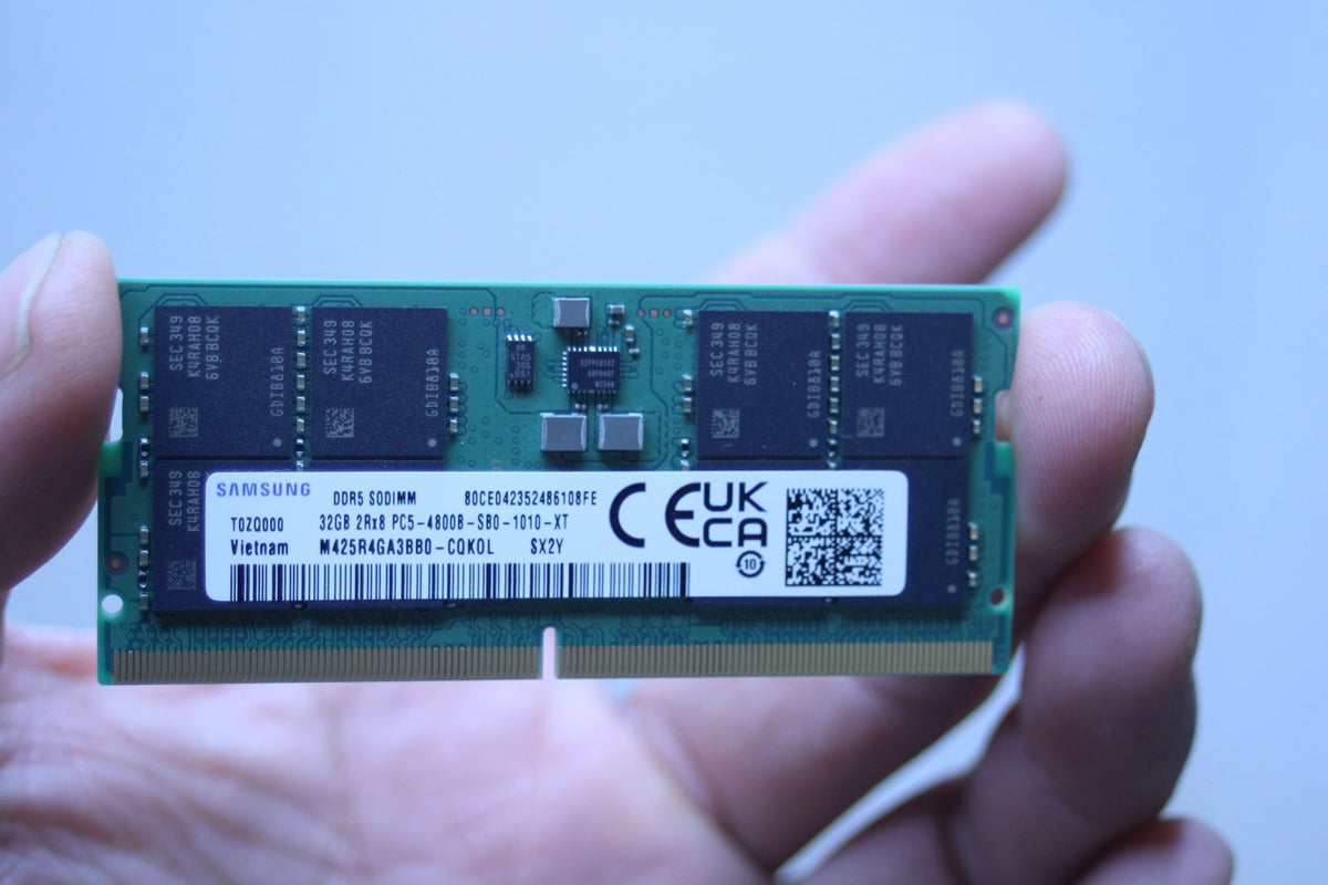 Samsung 32GB DDR5 4800MHz SODIMM RAM | PC5-38400 Laptop Memory M425R4GA3BB0-CQK - WeBuyElectronic