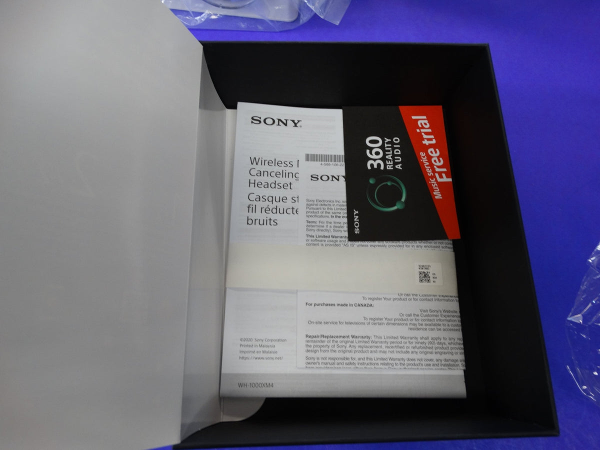 Sony WH-1000XM4 – Wireless Over-Ear Noise-Canceling Bluetooth Headphones - WeBuyElectronic